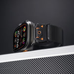 สายรัดนาฬิกาแม่เหล็กสเตนเลสสตีลมิลานีส สำหรับ Apple Watch 46mm / 49mm / 45mm / 44mm