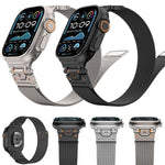สายรัดนาฬิกาแม่เหล็กสเตนเลสสตีลมิลานีส สำหรับ Apple Watch 46mm / 49mm / 45mm / 44mm