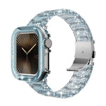 สายรัดนาฬิกาเคส PC สีเปลี่ยนได้เรซินอีพ็อกซี่ สำหรับ Apple Watch Series 10 46mm, สำหรับ Apple Watch Series 10 42mm, สำหรับ Apple Watch 44mm / 45mm, สำหรับ Apple Watch 40mm / 41mm, สำหรับ Apple Watch 49mm
