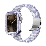 สายรัดนาฬิกาเคส PC สีเปลี่ยนได้เรซินอีพ็อกซี่ สำหรับ Apple Watch Series 10 46mm, สำหรับ Apple Watch Series 10 42mm, สำหรับ Apple Watch 44mm / 45mm, สำหรับ Apple Watch 40mm / 41mm, สำหรับ Apple Watch 49mm