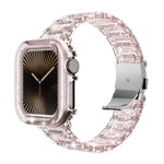 สายรัดนาฬิกาเคส PC สีเปลี่ยนได้เรซินอีพ็อกซี่ สำหรับ Apple Watch Series 10 46mm, สำหรับ Apple Watch Series 10 42mm, สำหรับ Apple Watch 44mm / 45mm, สำหรับ Apple Watch 40mm / 41mm, สำหรับ Apple Watch 49mm
