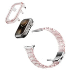 สายรัดนาฬิกาเคส PC สีเปลี่ยนได้เรซินอีพ็อกซี่ สำหรับ Apple Watch Series 10 46mm, สำหรับ Apple Watch Series 10 42mm, สำหรับ Apple Watch 44mm / 45mm, สำหรับ Apple Watch 40mm / 41mm, สำหรับ Apple Watch 49mm