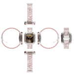 สายรัดนาฬิกาเคส PC สีเปลี่ยนได้เรซินอีพ็อกซี่ สำหรับ Apple Watch Series 10 46mm, สำหรับ Apple Watch Series 10 42mm, สำหรับ Apple Watch 44mm / 45mm, สำหรับ Apple Watch 40mm / 41mm, สำหรับ Apple Watch 49mm