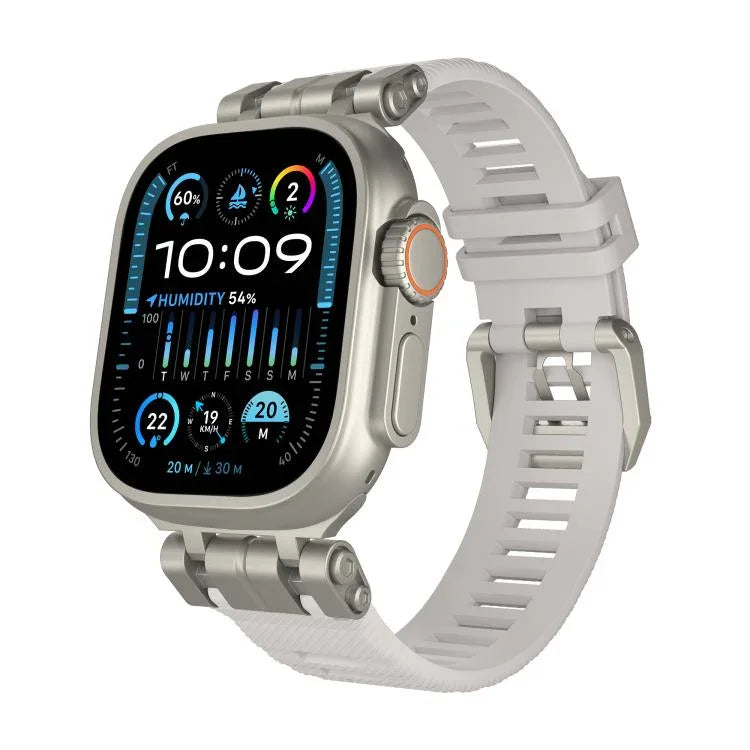 สายรัดนาฬิกา TPU ลายทวิลซีรีส์ฟังก์ชัน H016 สำหรับ Apple Watch 46mm / 49mm / 45mm / 44mm