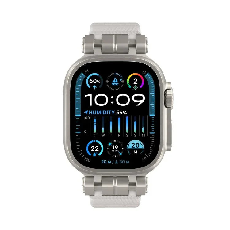 สายรัดนาฬิกา TPU ลายทวิลซีรีส์ฟังก์ชัน H016 สำหรับ Apple Watch 46mm / 49mm / 45mm / 44mm