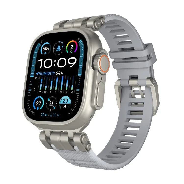 สายรัดนาฬิกา TPU ลายทวิลซีรีส์ฟังก์ชัน H016 สำหรับ Apple Watch 46mm / 49mm / 45mm / 44mm