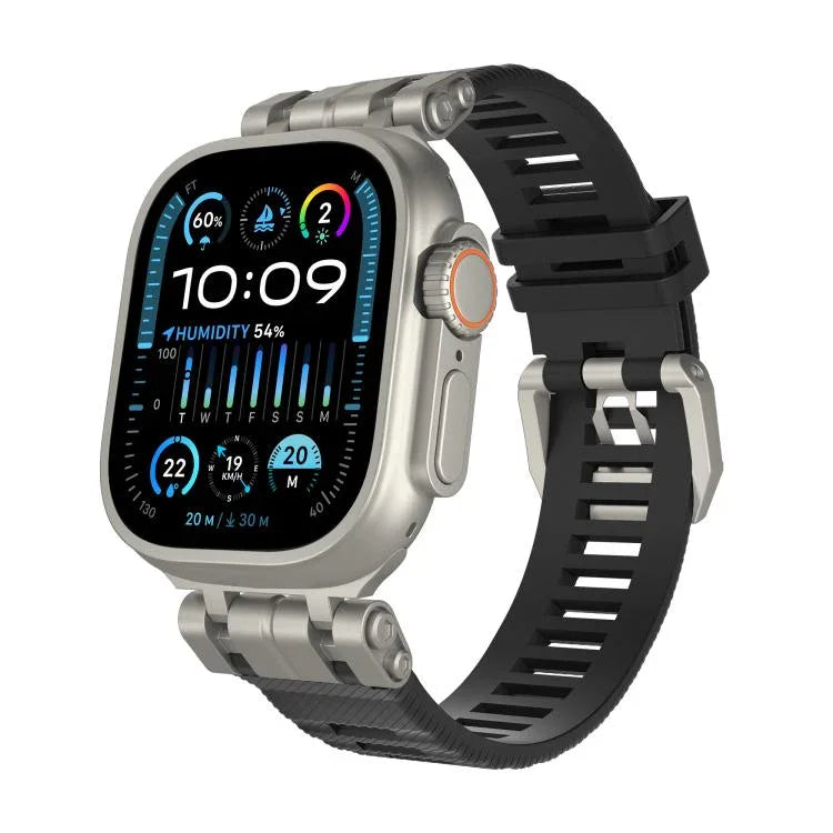 สายรัดนาฬิกา TPU ลายทวิลซีรีส์ฟังก์ชัน H016 สำหรับ Apple Watch 46mm / 49mm / 45mm / 44mm