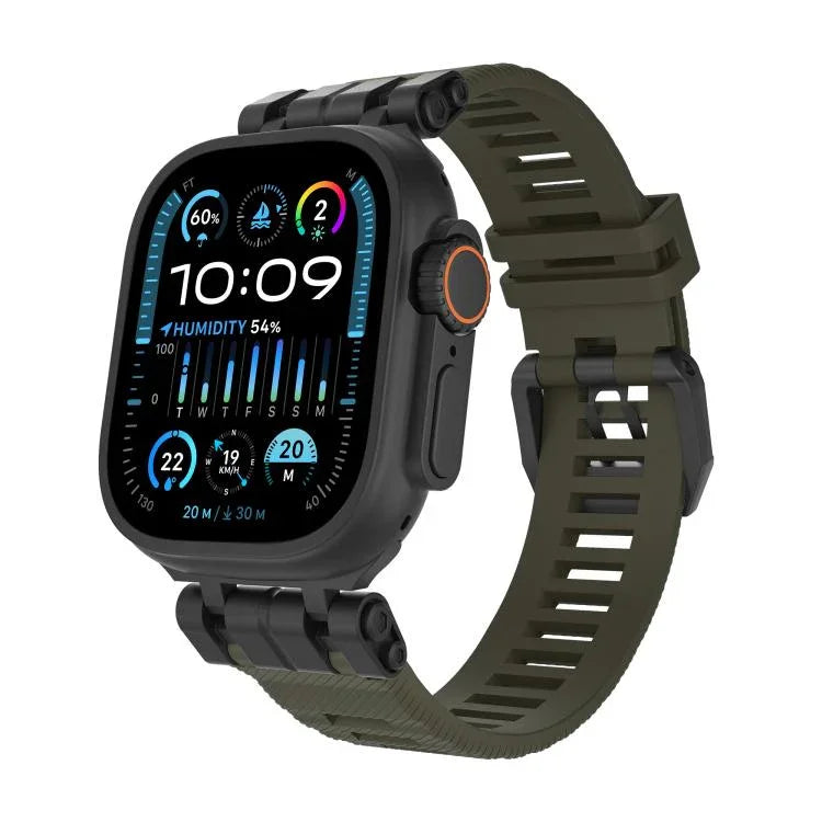 สายรัดนาฬิกา TPU ลายทวิลซีรีส์ฟังก์ชัน H016 สำหรับ Apple Watch 46mm / 49mm / 45mm / 44mm