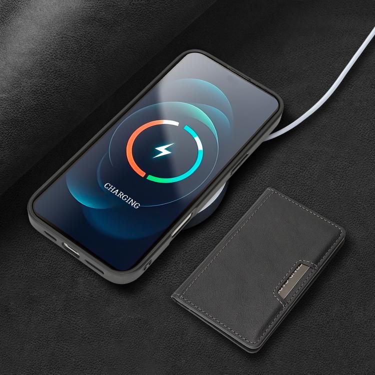 เคสโทรศัพท์หนัง Kalebol MagSafe แบบแม่เหล็กพร้อมกระเป๋าใส่บัตรสองพับ สำหรับ iPhone 17 Pro Max, สำหรับ iPhone 17 Pro, สำหรับ iPhone 17, สำหรับ iPhone Air