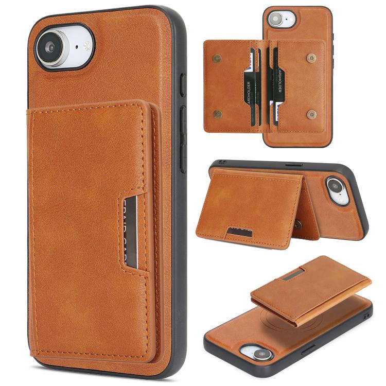 เคสโทรศัพท์หนัง Kalebol MagSafe แบบแม่เหล็กพร้อมกระเป๋าใส่บัตรสองพับ สำหรับ iPhone 17 Pro Max, สำหรับ iPhone 17 Pro, สำหรับ iPhone 17, สำหรับ iPhone Air