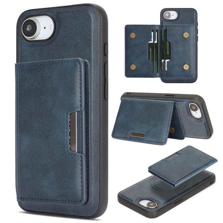 เคสโทรศัพท์หนัง Kalebol MagSafe แบบแม่เหล็กพร้อมกระเป๋าใส่บัตรสองพับ สำหรับ iPhone 17 Pro Max, สำหรับ iPhone 17 Pro, สำหรับ iPhone 17, สำหรับ iPhone Air