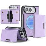 เคสโทรศัพท์หนัง Kalebol MagSafe แบบแม่เหล็กพร้อมกระเป๋าใส่บัตรสองพับ สำหรับ iPhone 17 Pro Max, สำหรับ iPhone 17 Pro, สำหรับ iPhone 17, สำหรับ iPhone Air