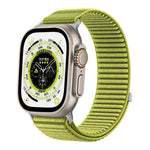 สายรัดนาฬิกาไนลอนถักตีนตุ๊กแกพร้อมอินเทอร์เฟซโลหะ สำหรับ Apple Watch 46mm / 49mm / 45mm / 44mm, สำหรับ Apple Watch 42mm / 41mm / 40mm / 38mm