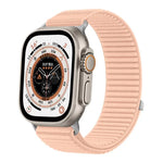 สายรัดนาฬิกาไนลอนถักตีนตุ๊กแกพร้อมอินเทอร์เฟซโลหะ สำหรับ Apple Watch 46mm / 49mm / 45mm / 44mm, สำหรับ Apple Watch 42mm / 41mm / 40mm / 38mm