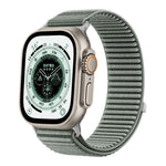 สายรัดนาฬิกาไนลอนถักตีนตุ๊กแกพร้อมอินเทอร์เฟซโลหะ สำหรับ Apple Watch 46mm / 49mm / 45mm / 44mm, สำหรับ Apple Watch 42mm / 41mm / 40mm / 38mm
