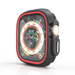 เคสป้องกัน PC ครึ่งห่อสองสี สำหรับ Apple Watch 44mm / 45mm, สำหรับ Apple Watch Ultra 49mm