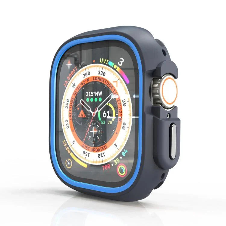เคสป้องกัน PC ครึ่งห่อสองสี สำหรับ Apple Watch 44mm / 45mm, สำหรับ Apple Watch Ultra 49mm