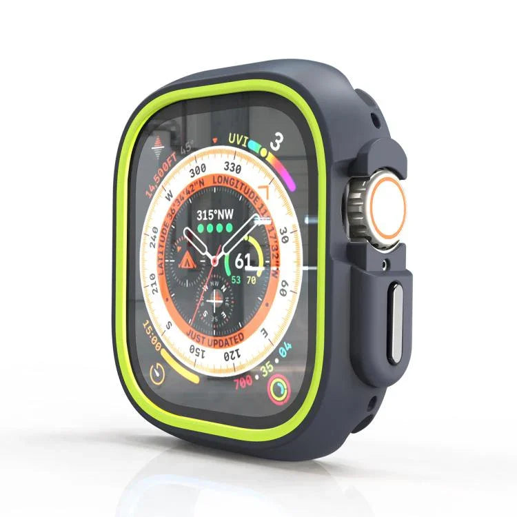 เคสป้องกัน PC ครึ่งห่อสองสี สำหรับ Apple Watch 44mm / 45mm, สำหรับ Apple Watch Ultra 49mm
