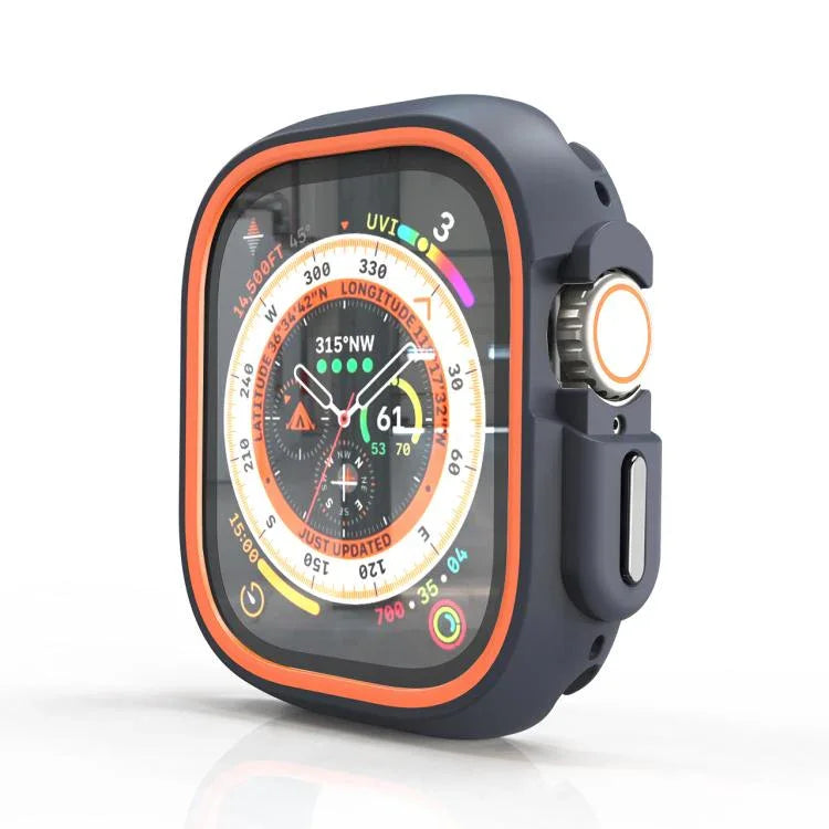เคสป้องกัน PC ครึ่งห่อสองสี สำหรับ Apple Watch 44mm / 45mm, สำหรับ Apple Watch Ultra 49mm