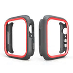 เคสป้องกัน PC ครึ่งห่อสองสี สำหรับ Apple Watch 44mm / 45mm, สำหรับ Apple Watch Ultra 49mm