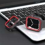 เคสป้องกัน PC ครึ่งห่อสองสี สำหรับ Apple Watch 44mm / 45mm, สำหรับ Apple Watch Ultra 49mm
