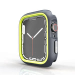 เคสป้องกัน PC ครึ่งห่อสองสี สำหรับ Apple Watch 44mm / 45mm, สำหรับ Apple Watch Ultra 49mm