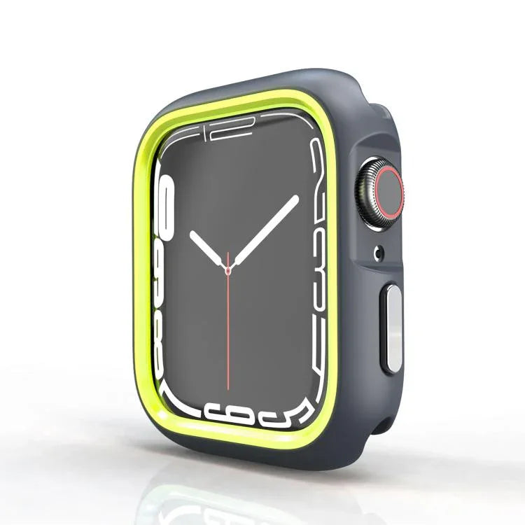 เคสป้องกัน PC ครึ่งห่อสองสี สำหรับ Apple Watch 44mm / 45mm, สำหรับ Apple Watch Ultra 49mm