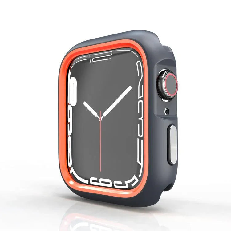เคสป้องกัน PC ครึ่งห่อสองสี สำหรับ Apple Watch 44mm / 45mm, สำหรับ Apple Watch Ultra 49mm