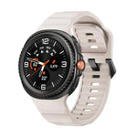 สายซิลิโคนหัวล็อกสีดำ Wave สำหรับ Samsung Galaxy Watch8 / Watch8 Classic