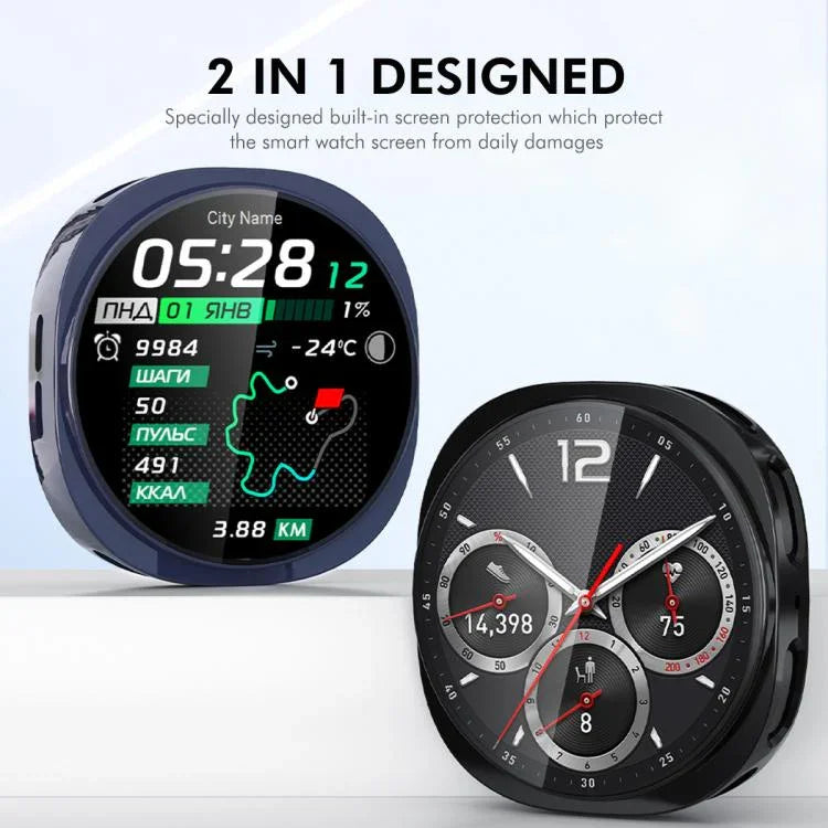 เคส TPU นุ่มเคลือบไฟฟ้า ENKAY Hat-Prince พร้อมปกป้องหน้าจอ สำหรับ Samsung Galaxy Watch8 44 มม., สำหรับ Samsung Galaxy Watch8 40 มม.