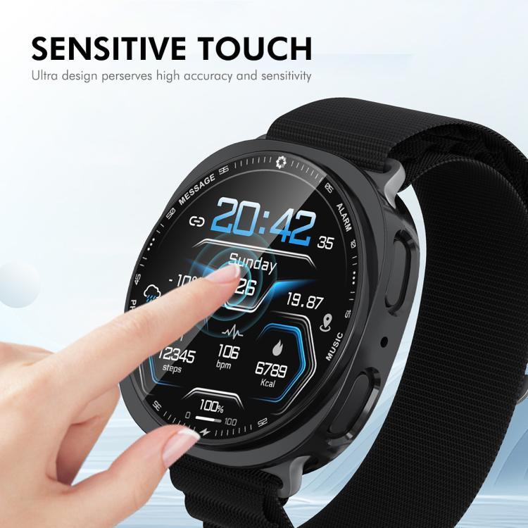 เคส TPU นุ่มเคลือบไฟฟ้า ENKAY Hat-Prince พร้อมปกป้องหน้าจอ สำหรับ Samsung Galaxy Watch8 44 มม., สำหรับ Samsung Galaxy Watch8 40 มม.