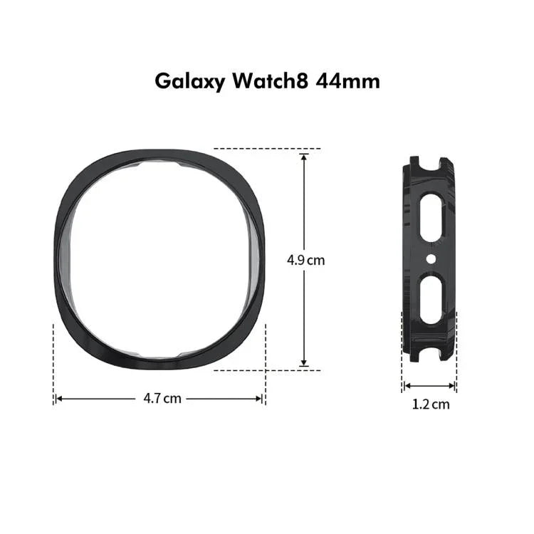 เคส TPU นุ่มเคลือบไฟฟ้า ENKAY Hat-Prince พร้อมปกป้องหน้าจอ สำหรับ Samsung Galaxy Watch8 44 มม., สำหรับ Samsung Galaxy Watch8 40 มม.