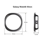 เคสพร้อมฟิล์มกระจกนิรภัยครอบคลุมเต็มจอแบบบูรณาการ PC จาก ENKAY Hat-Prince สำหรับ Samsung Galaxy Watch8 ขนาด 44 มม. และ 40 มม.