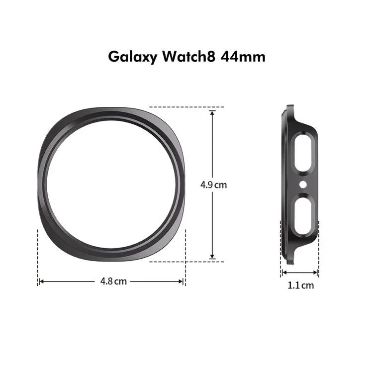 เคสพร้อมฟิล์มกระจกนิรภัยครอบคลุมเต็มจอแบบบูรณาการ PC จาก ENKAY Hat-Prince สำหรับ Samsung Galaxy Watch8 ขนาด 44 มม. และ 40 มม.