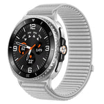 สายรัดนาฬิกาแบบตีนตุ๊กแกไนลอนถักพร้อมข้อต่อโลหะ สำหรับ Samsung Galaxy Watch8 / Watch8 Classic