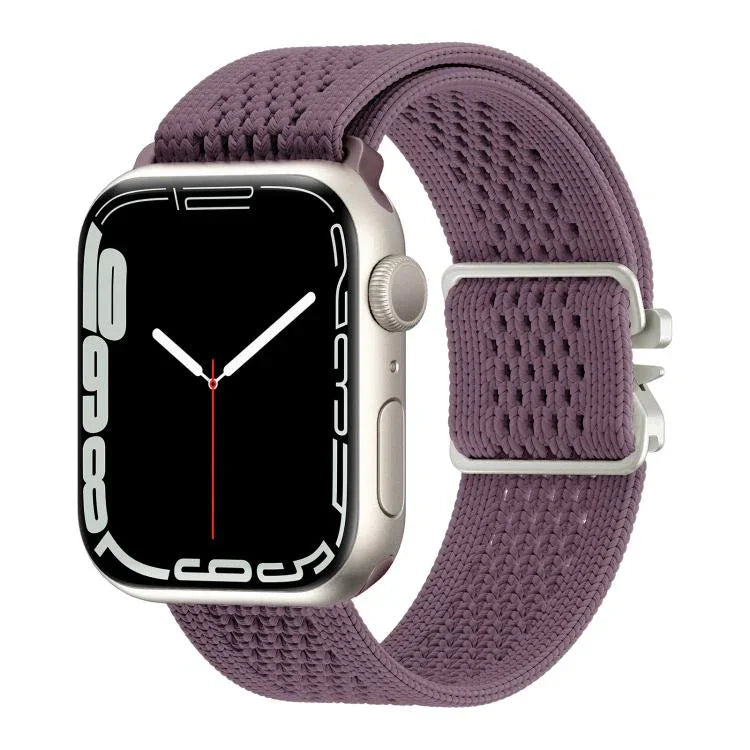 สายรัดนาฬิกาไนลอนถักพร้อมหัวเข็มขัดร่ม สำหรับ Apple Watch 46 มม. / 49 มม. / 45 มม. / 44 มม. สำหรับ Apple Watch 42 มม. / 41 มม. / 40 มม. / 38 มม.