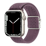 สายรัดนาฬิกาไนลอนถักพร้อมหัวเข็มขัดร่ม สำหรับ Apple Watch 46 มม. / 49 มม. / 45 มม. / 44 มม. สำหรับ Apple Watch 42 มม. / 41 มม. / 40 มม. / 38 มม.