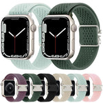 สายรัดนาฬิกาไนลอนถักพร้อมหัวเข็มขัดร่ม สำหรับ Apple Watch 46 มม. / 49 มม. / 45 มม. / 44 มม. สำหรับ Apple Watch 42 มม. / 41 มม. / 40 มม. / 38 มม.