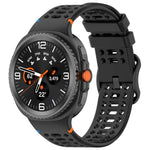 สายรัดนาฬิกาซิลิโคนเย็บระบายอากาศหัวเข็มขัดรูปเลขแปด สำหรับ Samsung Galaxy Watch8 / Watch8 Classic
