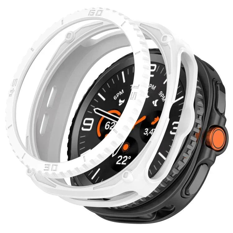 เคสป้องกันนาฬิกา TPU ลายเกราะดิจิทัลกลวง สำหรับ Samsung Galaxy Watch8 Classic 46 มม., สำหรับ Samsung Galaxy Watch8 44 มม., สำหรับ Samsung Galaxy Watch8 40 มม.