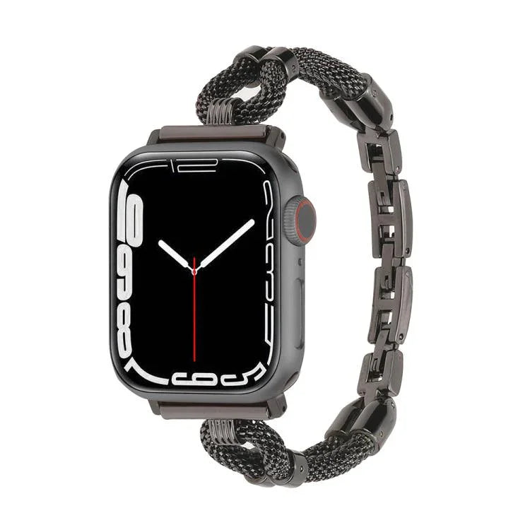 สายรัดนาฬิกาโลหะโซ่ทองแดง สำหรับ Apple Watch 46 มม. / 49 มม. / 45 มม. / 44 มม. สำหรับ Apple Watch 42 มม. / 41 มม. / 40 มม. / 38 มม.