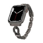 สายรัดนาฬิกาโลหะโซ่ทองแดง สำหรับ Apple Watch 46 มม. / 49 มม. / 45 มม. / 44 มม. สำหรับ Apple Watch 42 มม. / 41 มม. / 40 มม. / 38 มม.