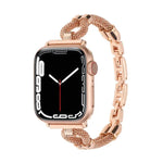 สายรัดนาฬิกาโลหะโซ่ทองแดง สำหรับ Apple Watch 46 มม. / 49 มม. / 45 มม. / 44 มม. สำหรับ Apple Watch 42 มม. / 41 มม. / 40 มม. / 38 มม.