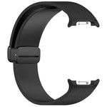 สายรัดนาฬิกาซิลิโคนหัวเข็มขัดแม่เหล็กลายสก็อตเล็ก สำหรับ Samsung Galaxy Watch8 / Watch8 Classic