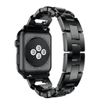 สายรัดนาฬิกาโลหะผสมสังกะสีลายเพชรสี่เหลี่ยม สำหรับ Apple Watch 46mm / 49mm / 45mm / 44mm, สำหรับ Apple Watch 42mm / 41mm / 40mm / 38mm