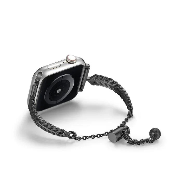 สายรัดนาฬิกาโลหะผสมสังกะสีทองแดงรูปขนนก สำหรับ Apple Watch 46mm / 49mm / 45mm / 44mm, สำหรับ Apple Watch 42mm / 41mm / 40mm / 38mm