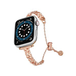 สายรัดนาฬิกาโลหะผสมสังกะสีแบบถักเงางาม สำหรับ Apple Watch 46mm / 49mm / 45mm / 44mm, สำหรับ Apple Watch 42mm / 41mm / 40mm / 38mm