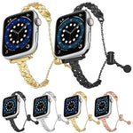 สายรัดนาฬิกาโลหะผสมสังกะสีแบบถักเงางาม สำหรับ Apple Watch 46mm / 49mm / 45mm / 44mm, สำหรับ Apple Watch 42mm / 41mm / 40mm / 38mm
