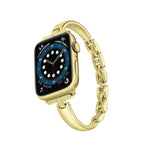 สายรัดนาฬิกาโลหะผสมสังกะสีแบบกำไลโลหะ สำหรับ Apple Watch 46mm / 49mm / 45mm / 44mm, สำหรับ Apple Watch 42mm / 41mm / 40mm / 38mm