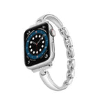 สายรัดนาฬิกาโลหะผสมสังกะสีแบบกำไลโลหะ สำหรับ Apple Watch 46mm / 49mm / 45mm / 44mm, สำหรับ Apple Watch 42mm / 41mm / 40mm / 38mm